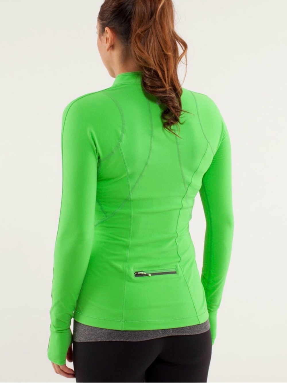 Lululemon Run: Rise And Shine Pullover in Frond Green Size 6 - Small - Picture 3 of 7